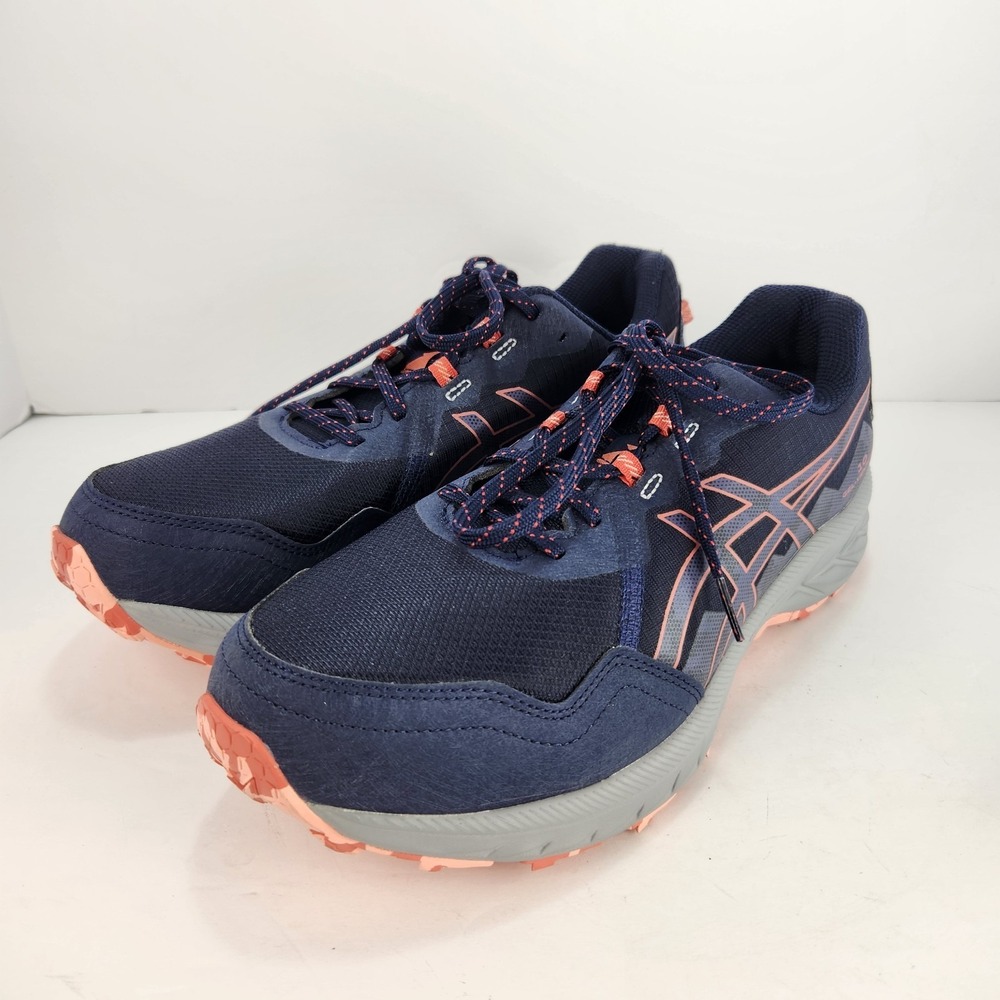 ASICS Trail Running Shoes Ortholite Navy Coral Women's EU‎ 44.5 US 12